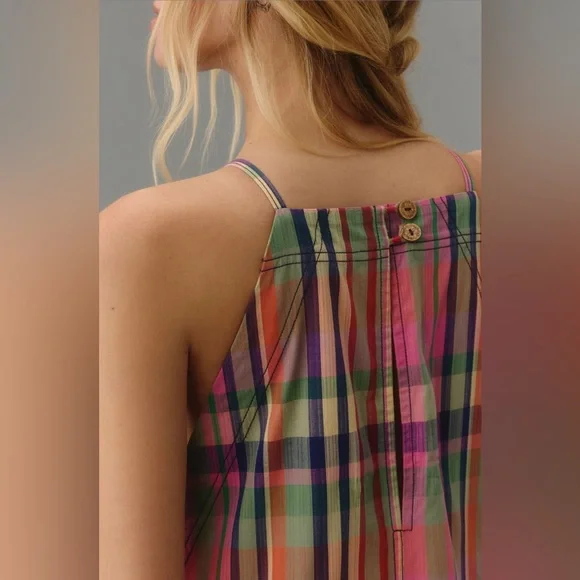 ✨ Anthropologie Kyla Flounce Mini Dress Sz XL - Picture 4 of 13